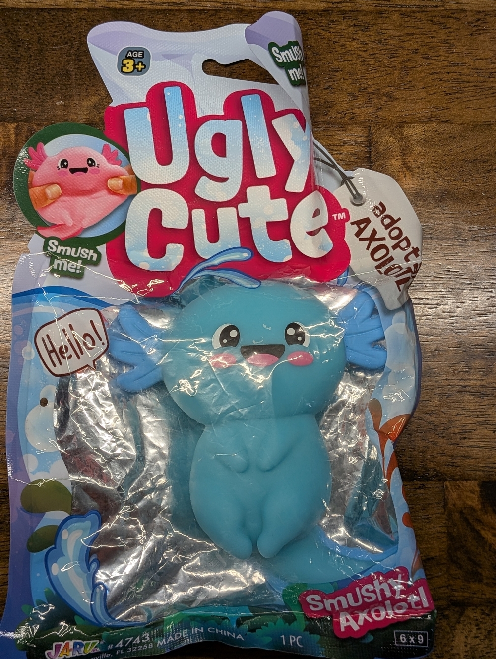 Ugly Cute Adopt An Axolotl Toy Squish